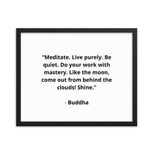 Load image into Gallery viewer, Spiritual Buddha Framed Poster