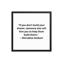 Load image into Gallery viewer, Dhirubhai Ambani Framed Poster