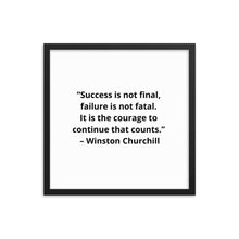 Load image into Gallery viewer, Winston Churchill 1 Framed Poster