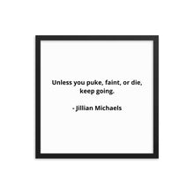 Load image into Gallery viewer, Jillian Michaels Framed Poster