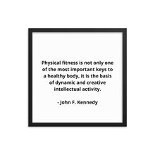 Load image into Gallery viewer, John F. Kennedy Framed Poster