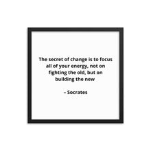 Load image into Gallery viewer, Socrates Framed Poster