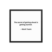 Load image into Gallery viewer, Mark Twain Framed Poster