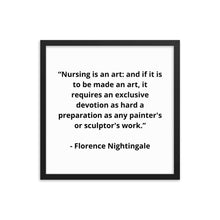 Load image into Gallery viewer, Florence Nightingale Framed Poster