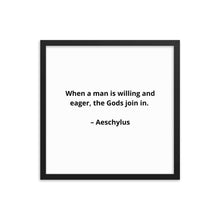 Load image into Gallery viewer, Aeschylus New Age Framed Poster