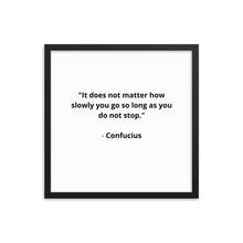 Load image into Gallery viewer, Spiritual Confucius Quote Framed Poster