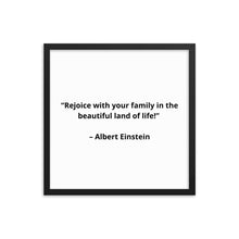 Load image into Gallery viewer, Family Albert Einstein Framed Poster