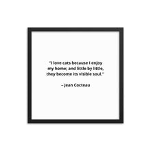 Load image into Gallery viewer, Pets Jean Cocteau Framed Poster