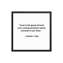 Load image into Gallery viewer, Self-Love Louise L. Hay Framed Poster