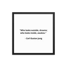 Load image into Gallery viewer, Self-Love Carl Gustav Jung Framed Poster