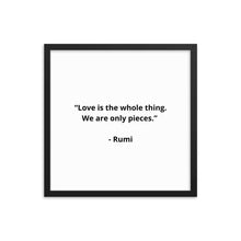 Load image into Gallery viewer, Romance Rumi Framed Poster