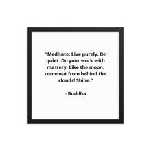 Load image into Gallery viewer, Spiritual Buddha Framed Poster