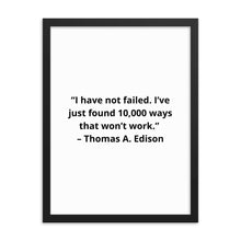 Load image into Gallery viewer, Thomas Edison 1 Framed Poster