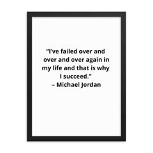 Load image into Gallery viewer, Michael Jordan Framed Poster