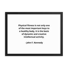 Load image into Gallery viewer, John F. Kennedy Framed Poster