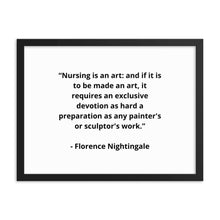 Load image into Gallery viewer, Florence Nightingale Framed Poster