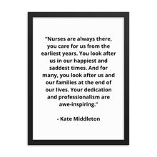 Load image into Gallery viewer, Kate Middleton Framed Poster