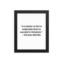 Load image into Gallery viewer, Herman Melville Framed Poster