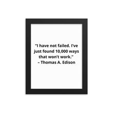 Load image into Gallery viewer, Thomas Edison 1 Framed Poster