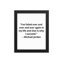 Load image into Gallery viewer, Michael Jordan Framed Poster