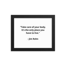 Load image into Gallery viewer, Jim Rohn Framed Poster