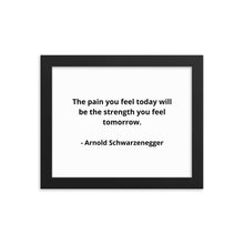 Load image into Gallery viewer, Arnold Schwarzenegger Framed Poster