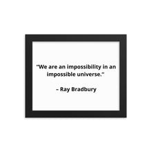 Load image into Gallery viewer, Ray Bradbury New Age Framed Poster