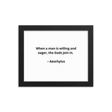 Load image into Gallery viewer, Aeschylus New Age Framed Poster