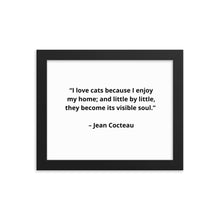Load image into Gallery viewer, Pets Jean Cocteau Framed Poster