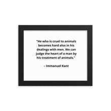 Load image into Gallery viewer, Pets Immanuel Kant Framed Poster