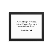 Load image into Gallery viewer, Self-Love Louise L. Hay Framed Poster