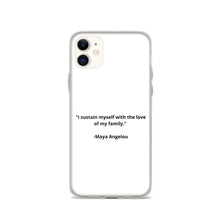Load image into Gallery viewer, Maya Angelou Family iPhone Case