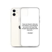 Load image into Gallery viewer, Zig Ziglar Inspirational iPhone Case