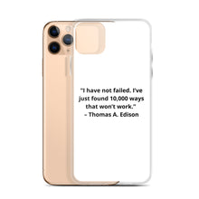 Load image into Gallery viewer, Thomas Edison 1 iPhone Case