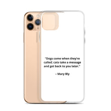 Load image into Gallery viewer, Mary Bly Dog/Cat Love iPhone Case
