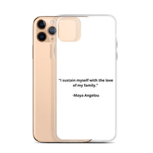 Load image into Gallery viewer, Maya Angelou Family iPhone Case