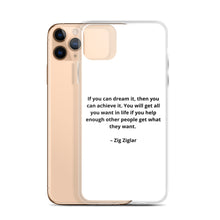 Load image into Gallery viewer, Zig Ziglar Inspirational iPhone Case