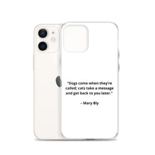 Load image into Gallery viewer, Mary Bly Dog/Cat Love iPhone Case