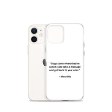 Load image into Gallery viewer, Mary Bly Dog/Cat Love iPhone Case