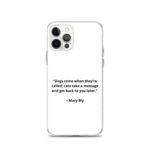 Load image into Gallery viewer, Mary Bly Dog/Cat Love iPhone Case