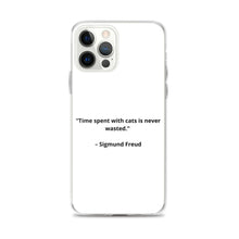 Load image into Gallery viewer, Sigmund Freud Love Cats iPhone Case