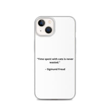 Load image into Gallery viewer, Sigmund Freud Love Cats iPhone Case