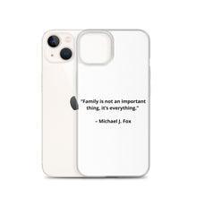Load image into Gallery viewer, Michael J. Fox Family iPhone Case