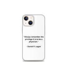 Load image into Gallery viewer, Daniel P. Logan Doctor iPhone Case