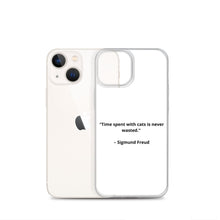 Load image into Gallery viewer, Sigmund Freud Love Cats iPhone Case
