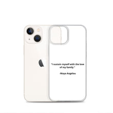 Load image into Gallery viewer, Maya Angelou Family iPhone Case