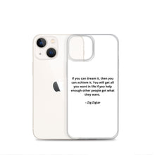 Load image into Gallery viewer, Zig Ziglar Inspirational iPhone Case