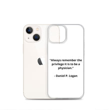 Load image into Gallery viewer, Daniel P. Logan Doctor iPhone Case
