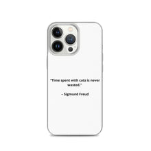 Load image into Gallery viewer, Sigmund Freud Love Cats iPhone Case