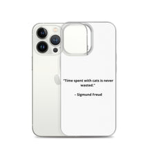 Load image into Gallery viewer, Sigmund Freud Love Cats iPhone Case